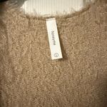 Honeyme NWOT  Beige Fuzzy cardigan with Leopard Accents Photo 1