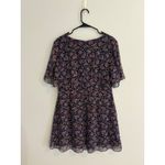 Madewell ‎ Floral Mini Dress V-Neck Flutter Sleeve Party Dress Size L Photo 5