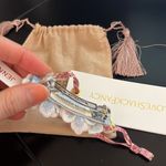 New Jennifer Behr embroidered pastel blue barrette Photo 4