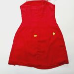 superdown  Syrus Slit Mini Dress in Cherry XS Photo 13