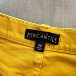 J. Crew Mercantile Mustard Yellow Cotton Mid Photo 4