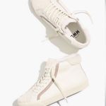 Madewell  Cloudlift Sidewalk High-Top Sneakers in Leather: Sherpa Edition Photo 0
