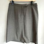 Nicole Miller Gray Dress Pencil Skirt High Waist Career Business Office Size 8 WorkWear Photo 0