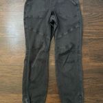 Spanx charcoal gray cargo style denim pants size M Photo 1