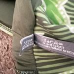 Aerie Scoop Striped Floral Leaf Swim Bikini Top Medium Women’s Green 9996 Photo 3