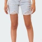Edikted  bondi biker shorts distressed acid wash Photo 0