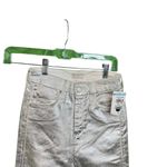 MOTHER The Looker High Waist Skinny Jeans Silver Lining Size 24 NWT Metallic Photo 8