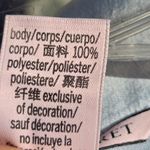 Victoria's Secret  Blazer Satin L Polka Dots Blue Slouchy Oversized Photo 6