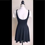 Silence + Noise Black Scoop Neck Fit & Flare Mini Dress, XS Photo 2