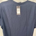 City Chic  Women’s Aubree Frill Shoulder Navy Blue Ponte Crewneck Size 14 NWT Photo 8
