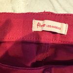 Fire Los Angeles  Dark Red Skinny Jeans Photo 4