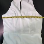 Lulus White Open Back Sleeveless Jumpsuit NWT Size Large White Cocktail Jumpsuit Photo 9