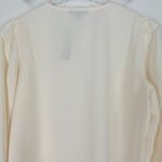 J.Crew NWT Puff Sleeve Crepe Top Shirt Blouse Ivory Size Small Petite PS NEW Photo 9