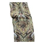 Vintage Paisley Silk Neck Scarf Long Handbag Handle Wrap Retro Boho Photo 1