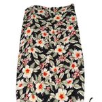 Rebecca Taylor Kamea Floral Faux Wrap Midi Dress size 4 Slit Polka Dots Ruffle Photo 8