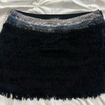 Bebe  Black Top with Silver Sequins Photo 0