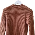 L'Academie L’Academie REVOLVE Cinnamon Knitted Solid Long Sleeves Cozy Oversized Sweater XS Photo 1