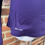 Women's Dri Fit Long Sleeve Top sz S Purple Nike Dri Fit Top Quarter Zip Photo 5
