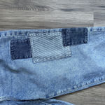 Sonoma  Goods For Life Jeans Womens 10 Blue Denim Boyfriend‎ Patchwork Stretch Photo 1
