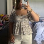 Boutique Floral babydoll top  Photo 1