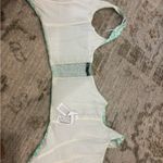 ZARA Floral Green and White Corset Top Photo 5