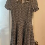 FP Beach  Black and Cream Striped Dress Photo 1