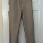 Aritzia Wilfred 6 taupe beige leather pants faux Melina nwot Tan Photo 0