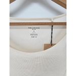 MM.LaFleur New York Cream Ribbed Cotton Spandex 3/4 Sleeve Top Shirt XXL Photo 1