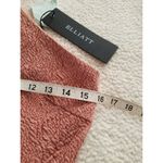 Elliatt  Long Sleeve One Shoulder Knit Mini Dress w/Drawstring Hem Dusty RoseSZ S Photo 5