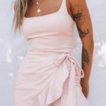 Princess Polly XX COTTAGE HILL MINI DRESS pink BLUSH sz 8 Photo 0