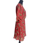 Anthropologie  Hutch Medium Dress Faux Wrao 3/4 Sleeve Photo 2