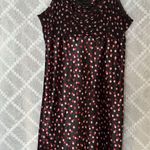 Delicates Vintage Y2K Cowl Neck L Sheer Black Pink 90s Y2K Polka Dot Whimsical Fairy Dress Photo 0