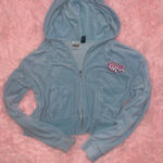 blue bratz zip up cropped jacket Size L Photo 0