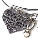 Source Unknown Nurses Prayer 4 Charms Stainless Steel 5" Charming Stylish Bracelet Photo 2