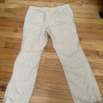 Eddie Bauer Linen Drawstring Straight trousers summer beach outdoor travel vacation wide tie Photo 4