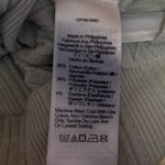 Madewell Beige Green Rib Knit Short Sleeve Button Crop Sweater Shirt Top Size XS Photo 3