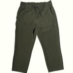 Lululemon  On the Fly Crop Woven 23" Dark Olive Green Pants Photo 2