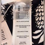 Seafolly New Corsica Black White Pineapple High Waisted Bikini Swim Bottom 8 Photo 2