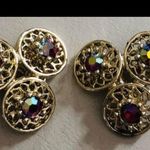 1950s CORO Aurora Borealis Clip On Earrings Photo 3