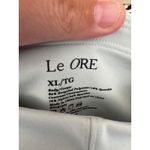 Women's le Ore x Revolve Andria 7/8 Mesh Leggings size XL in Sky Athleisure Blue Photo 3