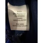 Donna Ricco  Blue Navy Lace Brocade Sheath Dress Women's Formal Cocktail Elegant Photo 5