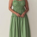 NWT Doen Marianne Dress in English Ivy Size XL Green Photo 3