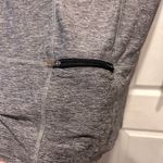 Champion  Women's Gray Heather Ruched Mock Neck Quarter Zip Athletic Pullover L Photo 5