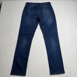 Mott & Bow Womens Boyfriend Jeans Size 28x30 Dark Wash Stretch Denim Blue Photo 3