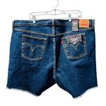 Levi's Levi Strauss 501 NWT High Rise Denim Jean Shorts Size 22W Blue Cut Off Casual Photo 3