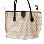 CHAPS weaved lined tote purse Photo 2