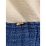 Free People  Mystery Land Tunic Medium Boho Cotton Top Dress Blue Flowy Photo 3