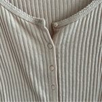 Gap Pink Ribbed Long Sleeve Button Front Knit Top Shirt Blouse XL Photo 3