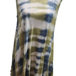 Azur L/XL Tie Dye Sleeveless Swim Cover Up Dress Green Blue White Size 00 Photo 0