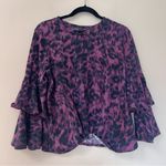 Bold Elements  Purple Leopard Top Photo 0